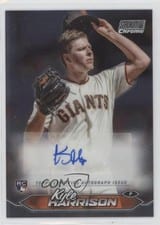 2024 Stadium Club Chrome Autographs Kyle Harrison #SCCA-KH card