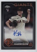 2024 Topps Chrome Update Autographs Kyle Harrison #AC-KH card