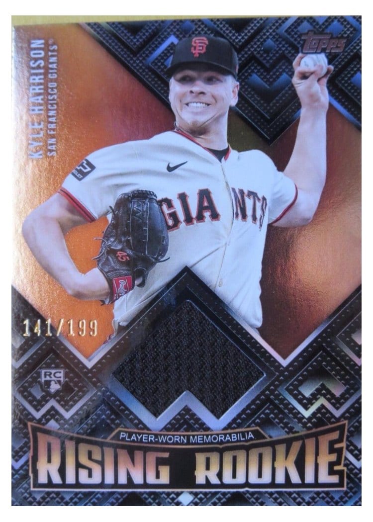 2024 Topps Update Rising Rookies Relics Kyle Harrison #RRR-KH card