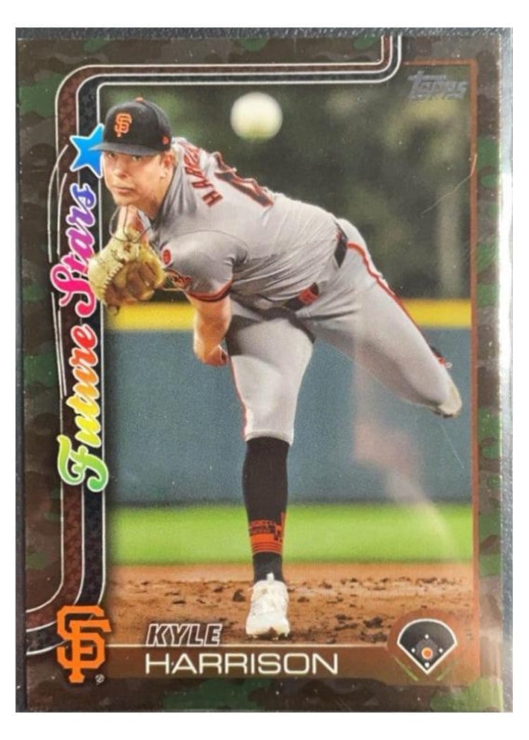 2025 Topps Base Set Kyle Harrison #177 card