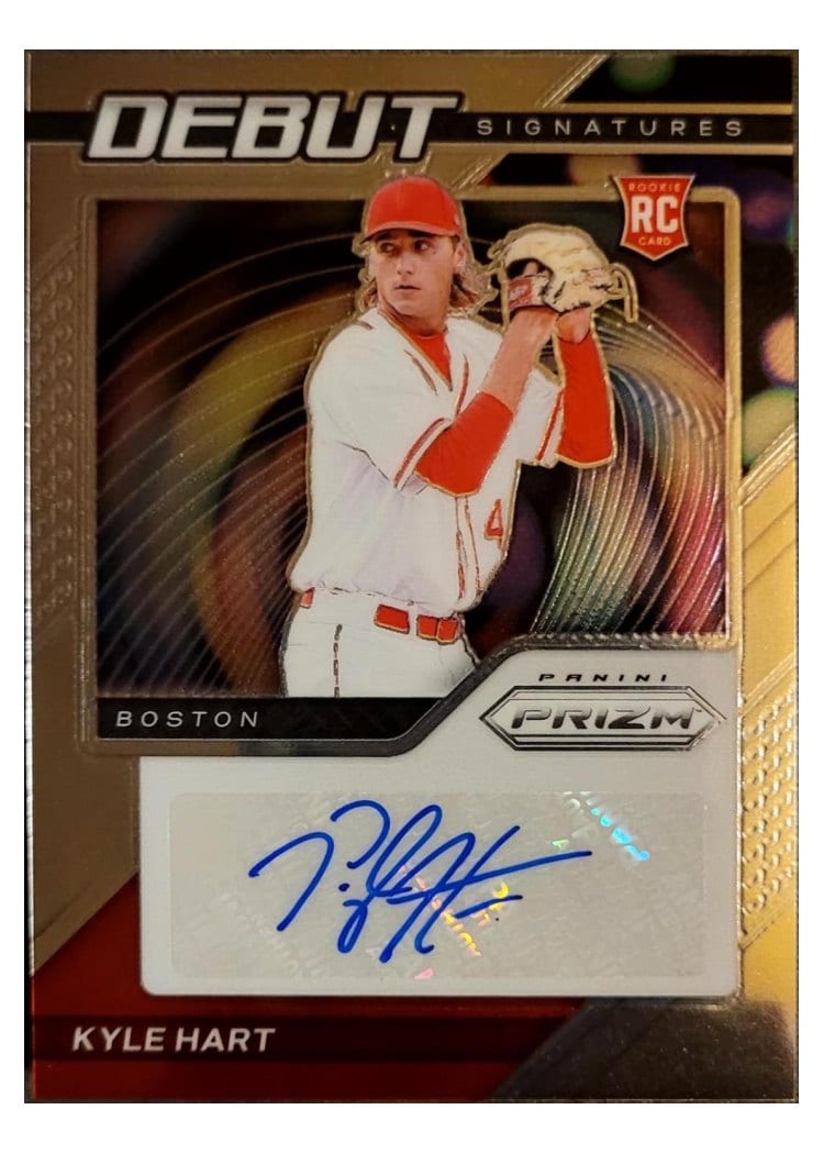2021 Panini Prizm Debut Signatures Kyle Hart #DS-KH card
