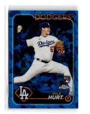 2024 Topps Chrome Sapphire Edition Base Set Kyle Hurt #583 card
