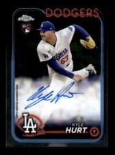 2024 Topps Chrome Update Autographs Kyle Hurt #AC-KHU card