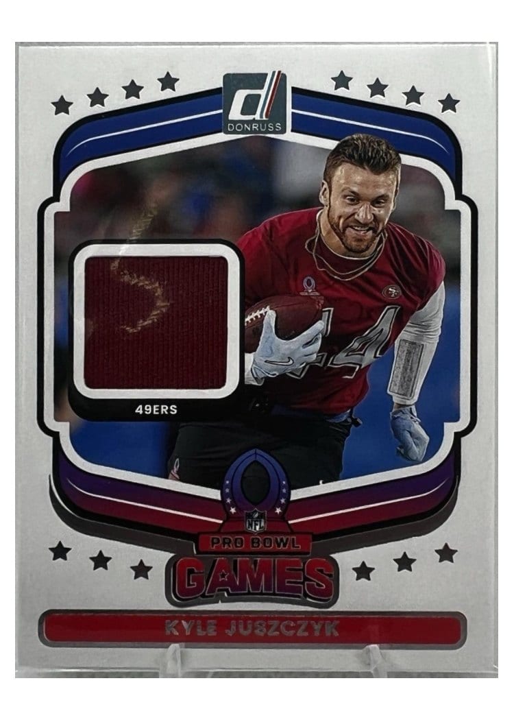 2025 Donruss Pro Bowl Materials Kyle Juszczyk #20 card