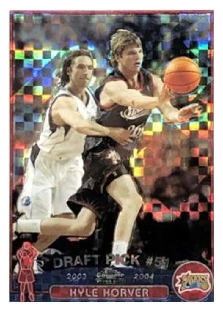 2003 Topps Chrome Kyle Korver #153 card