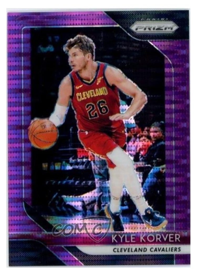 2018-19 Panini Prizm Base Set Kyle Korver #200 card