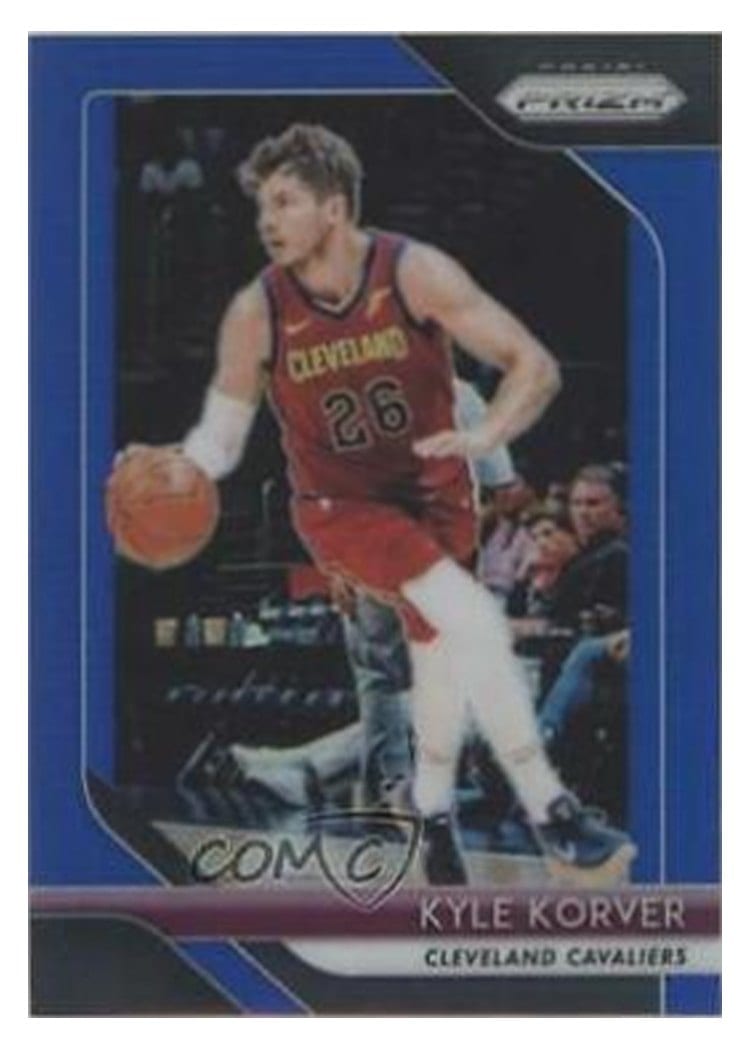 2018-19 Panini Prizm Base Set Kyle Korver Blue Prizm #200 card