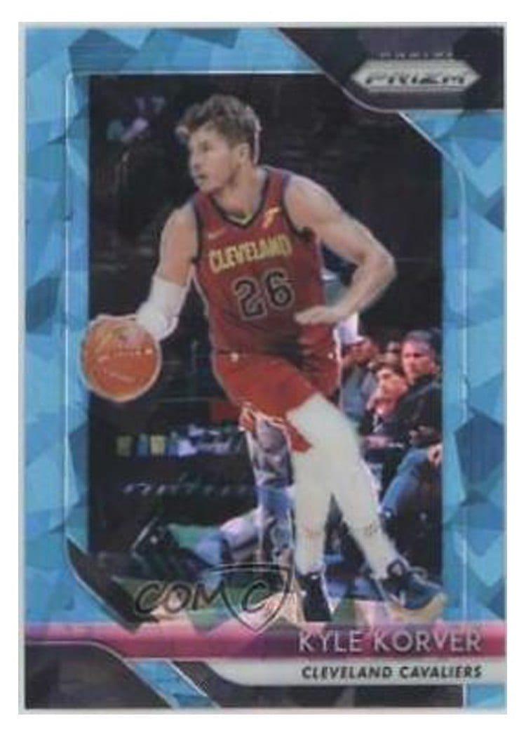 2018-19 Panini Prizm Base Set Kyle Korver Blue Ice Prizm #200 card