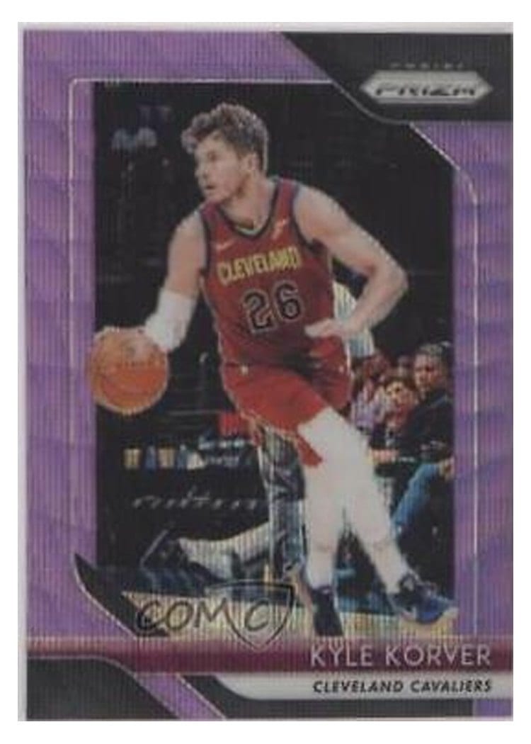 2018-19 Panini Prizm Base Set Kyle Korver #200 card