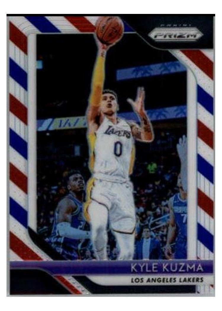 2018-19 Panini Prizm Base Set Kyle Kuzma #16 card
