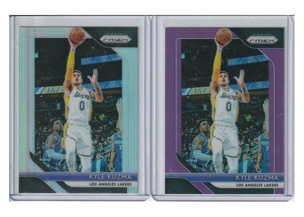 2018-19 Panini Prizm Base Set Kyle Kuzma #16 card