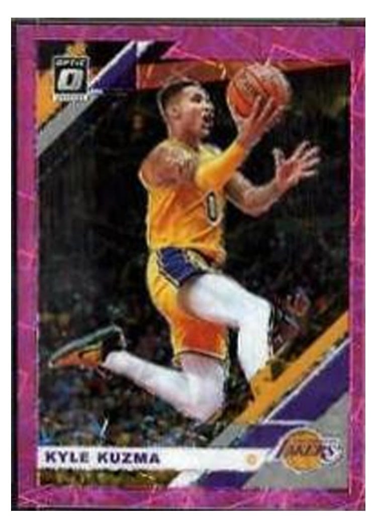 2019-20 Donruss Optic Base Set Kyle Kuzma #80 card