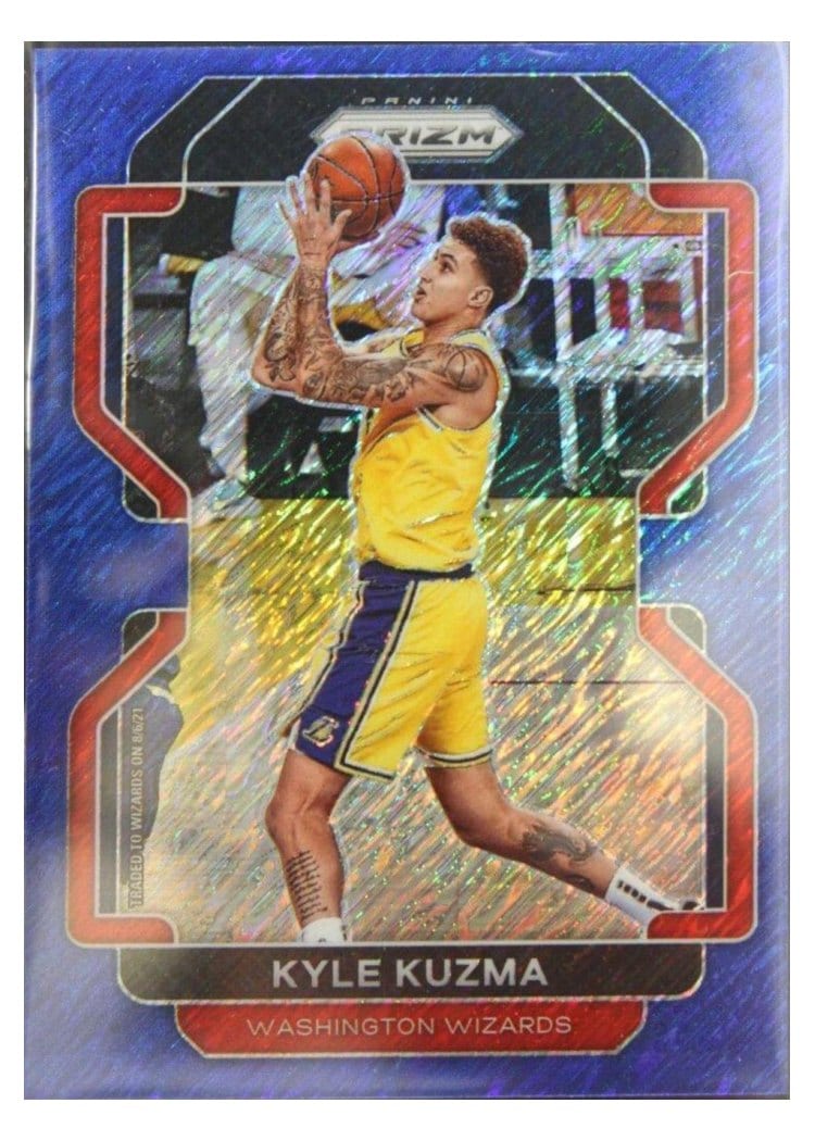 2021-22 Panini Prizm Base Set Kyle Kuzma #156 card