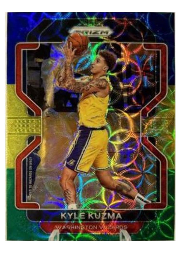 2021-22 Panini Prizm Base Set Kyle Kuzma #156 card