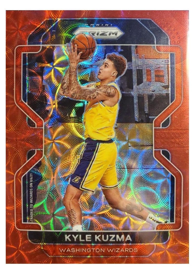 2021-22 Panini Prizm Base Set Kyle Kuzma #156 card