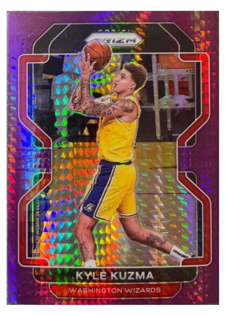 2021-22 Panini Prizm Base Set Kyle Kuzma #156 card