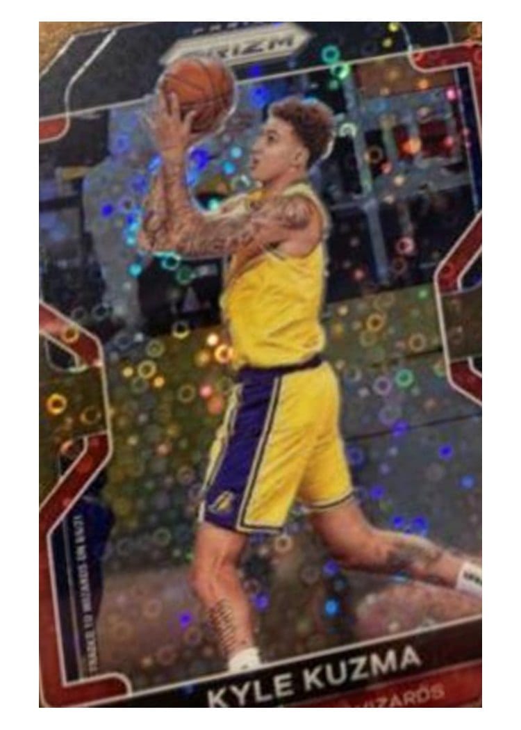 2021-22 Panini Prizm Base Set Kyle Kuzma #156 card