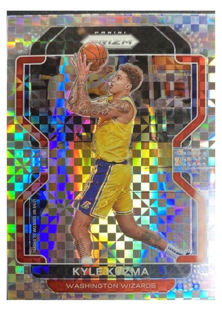 2021-22 Panini Prizm Base Set Kyle Kuzma #156 card