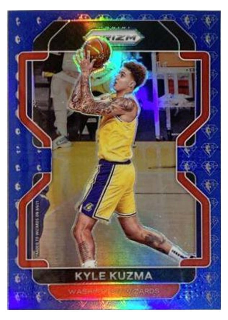 2021-22 Panini Prizm Base Set Kyle Kuzma #156 card