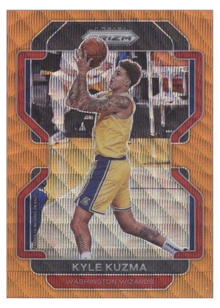 2021-22 Panini Prizm Base Set Kyle Kuzma #156 card