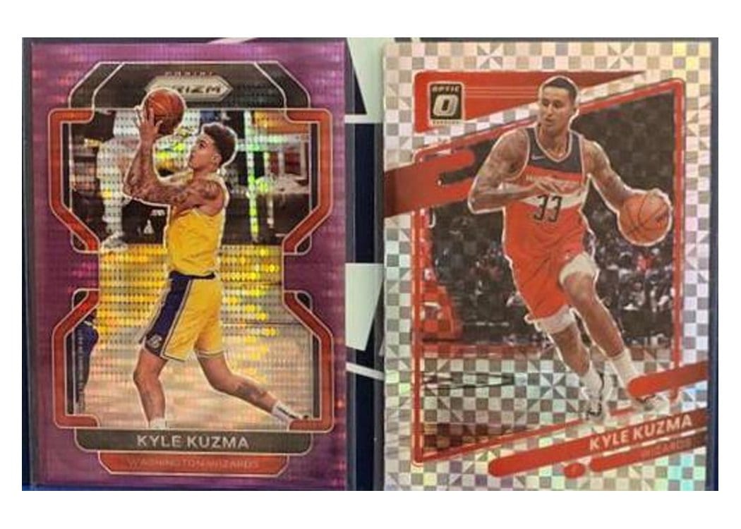 2021-22 Panini Prizm Base Set Kyle Kuzma #156 card