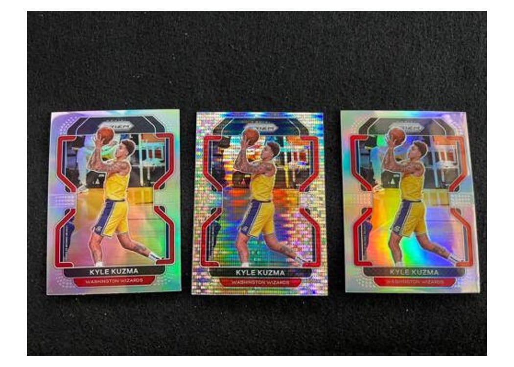 2021-22 Panini Prizm Base Set Kyle Kuzma #156 card