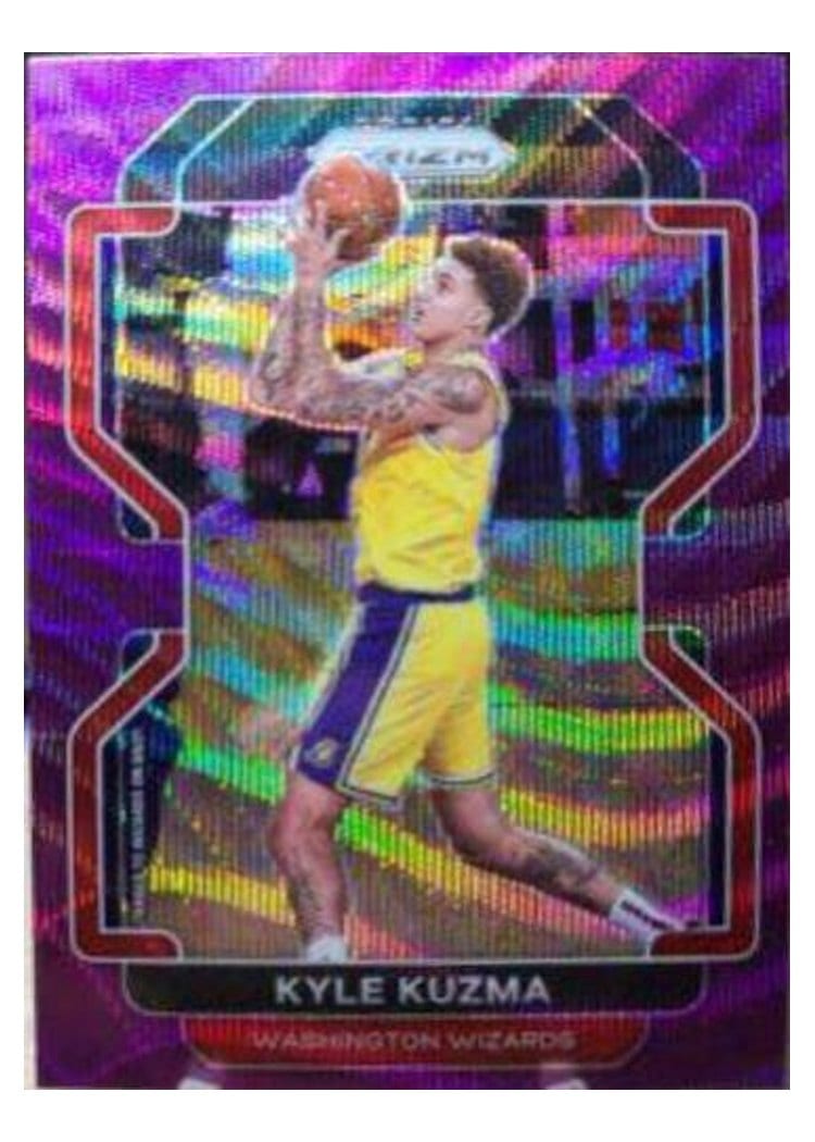 2021-22 Panini Prizm Base Set Kyle Kuzma #156 card