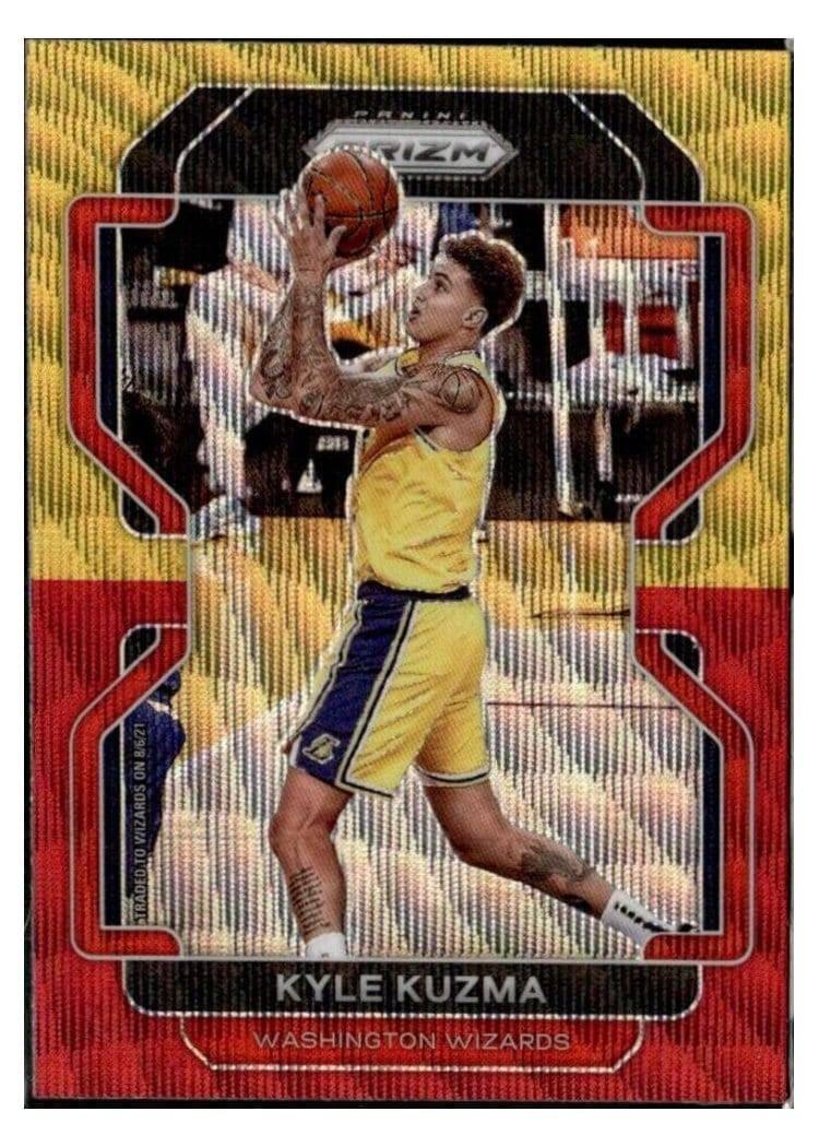 2021-22 Panini Prizm Base Set Kyle Kuzma #156 card
