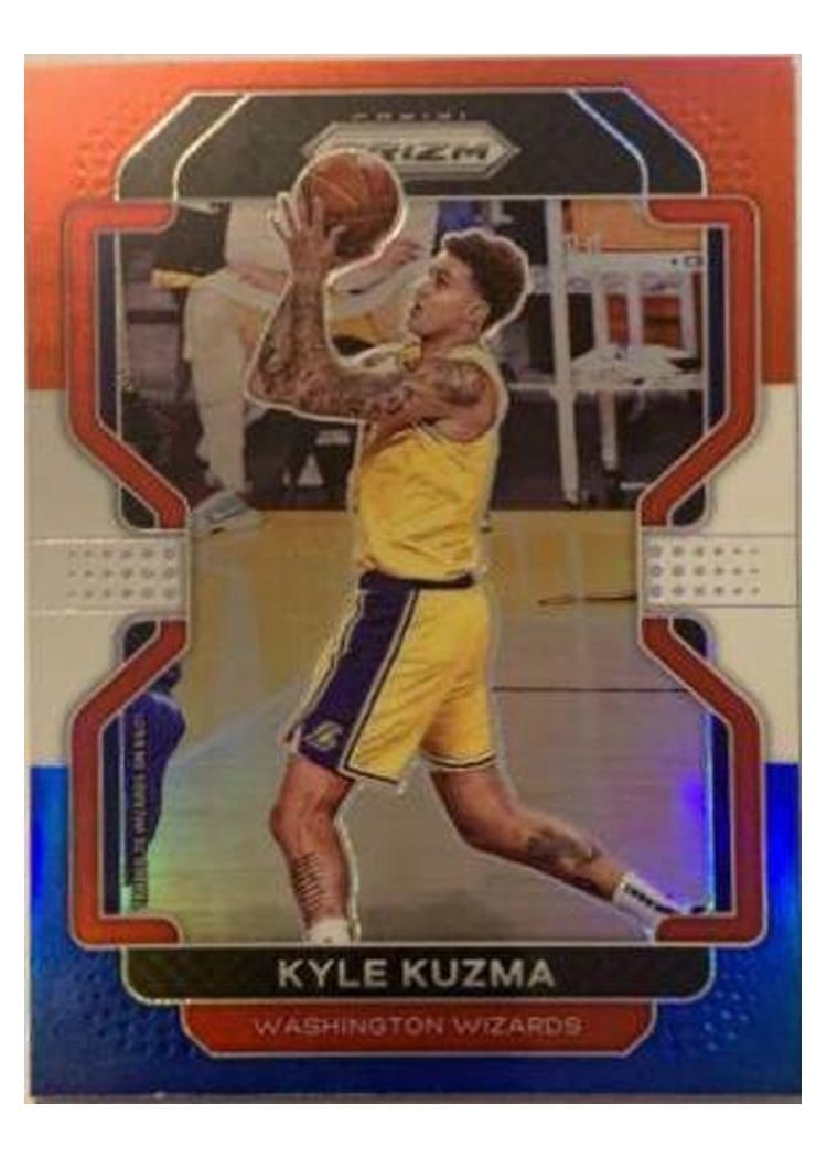 2021-22 Panini Prizm Base Set Kyle Kuzma #156 card