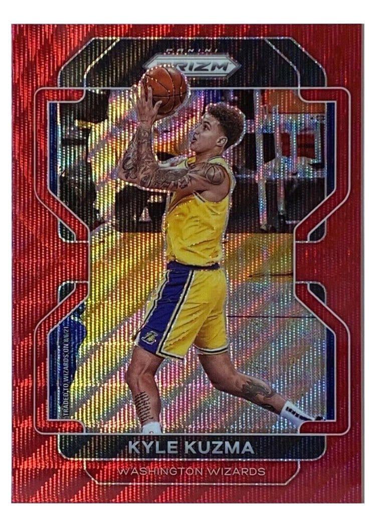 2021-22 Panini Prizm Base Set Kyle Kuzma #156 card