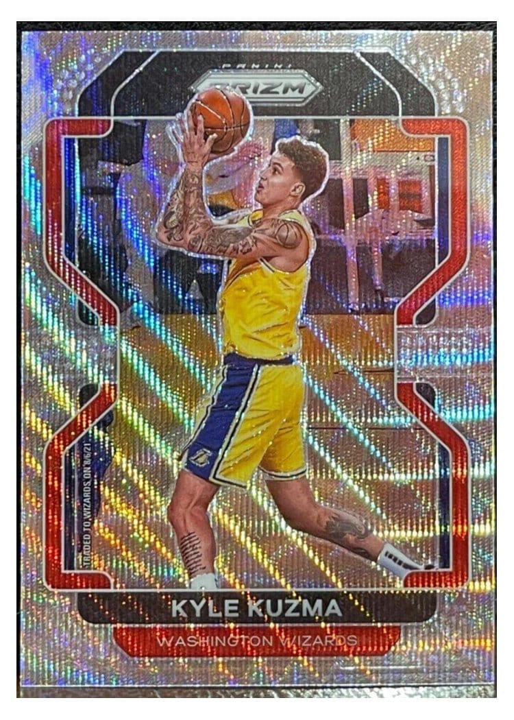 2021-22 Panini Prizm Base Set Kyle Kuzma #156 card