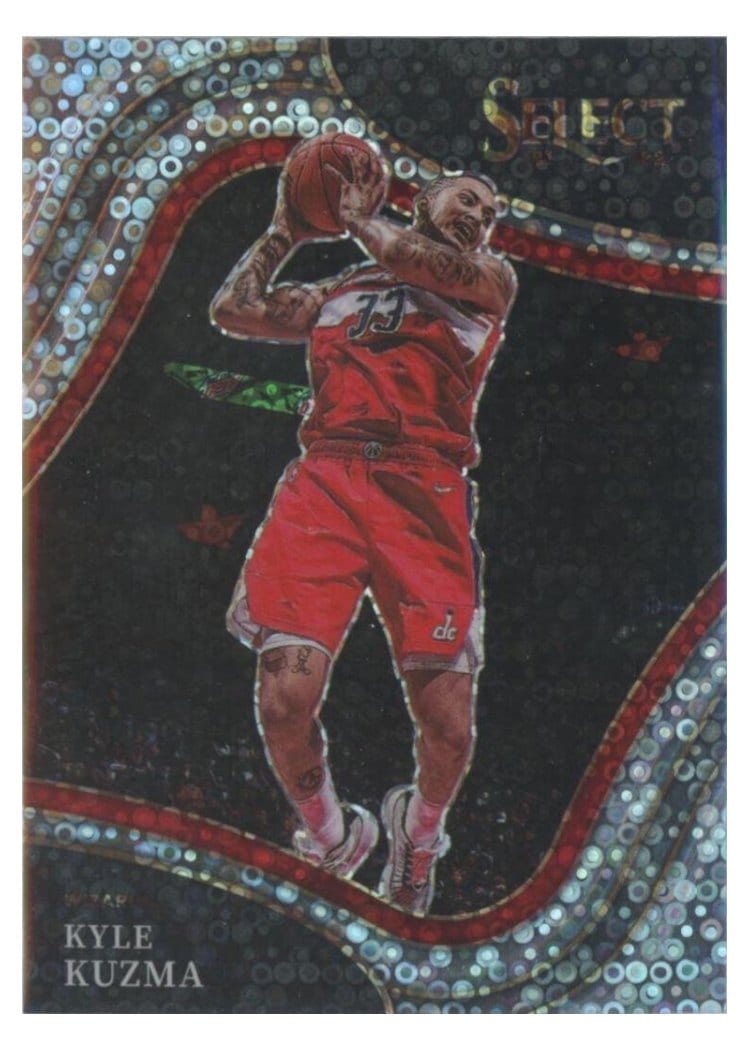 2021-22 Panini Select Base Set Kyle Kuzma #287 card