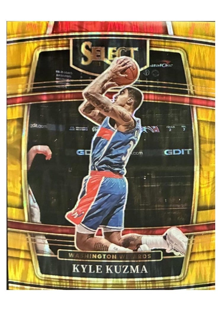 2021-22 Panini Select Base Set Kyle Kuzma #70 card