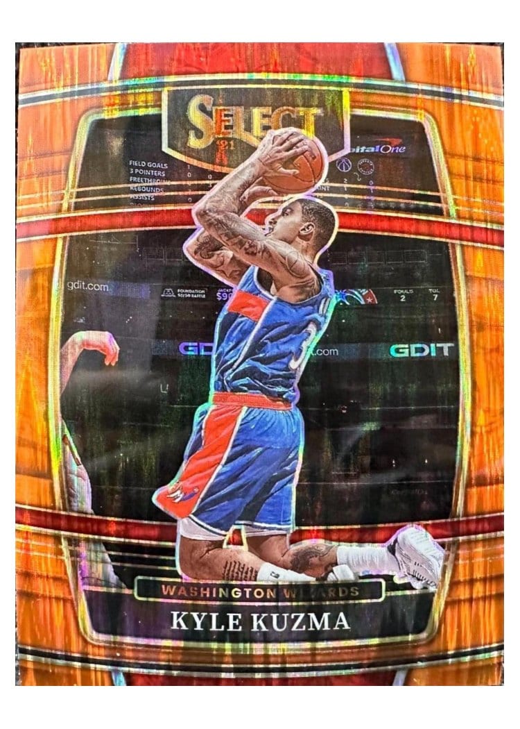 2021-22 Panini Select Base Set Kyle Kuzma #70 card