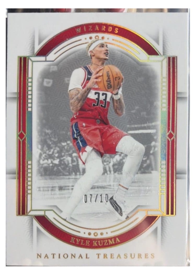 2023-24 Panini National Treasures Base Set Kyle Kuzma #60 card