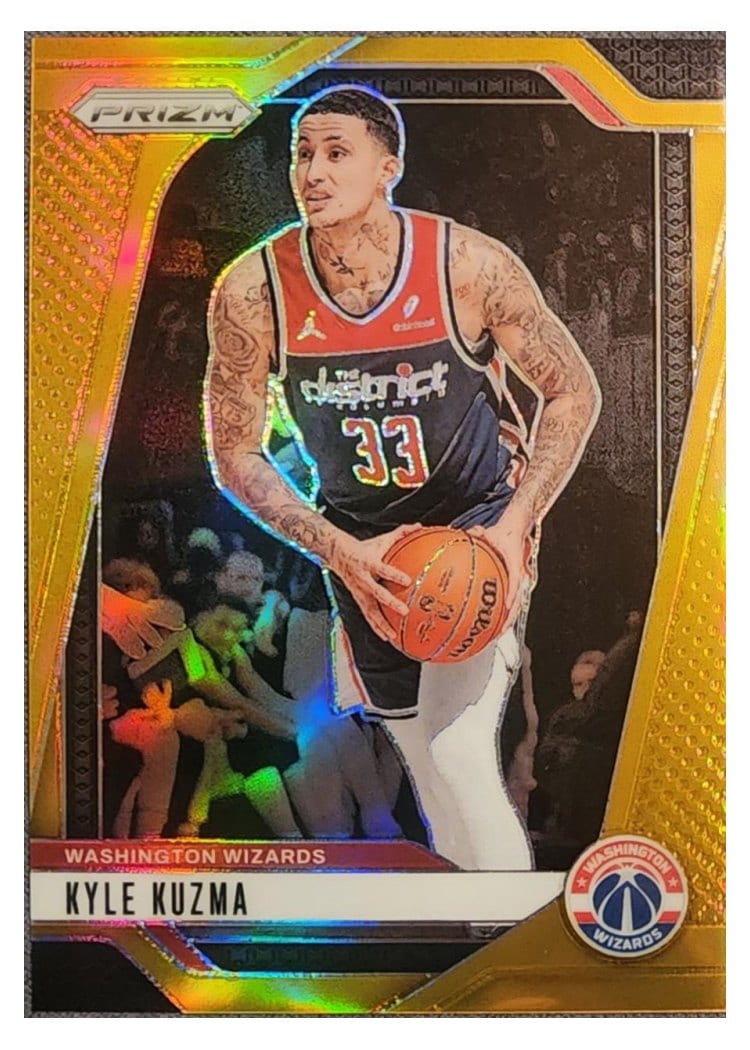 2024-25 Panini Prizm Base Set Kyle Kuzma Gold #150 card