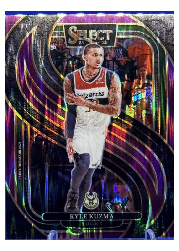 2024-25 Panini Select Base Set Kyle Kuzma #106 card