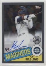 2020 Topps Chrome 1985 Topps Autograph Kyle Lewis #85TCA-KL card
