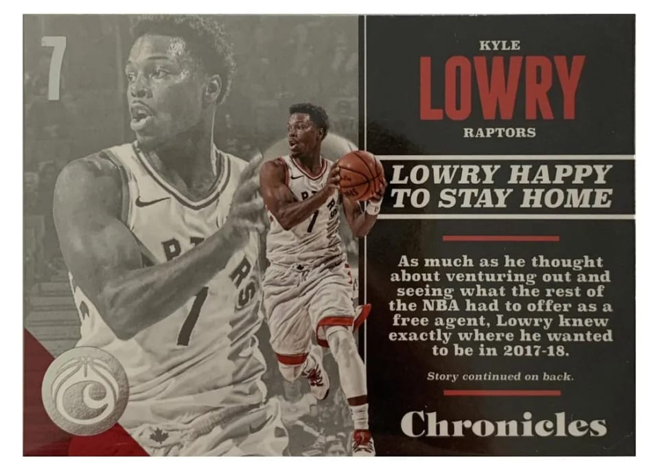 2017 Panini Chronicles Kyle Lowry #11 card