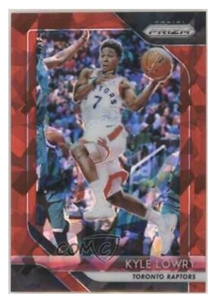 2018-19 Panini Prizm Base Set Kyle Lowry #33 card