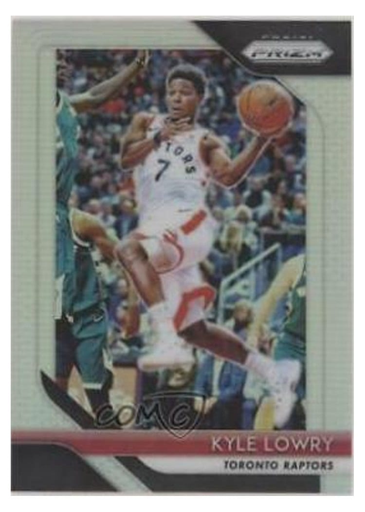 2018-19 Panini Prizm Base Set Kyle Lowry #33 card