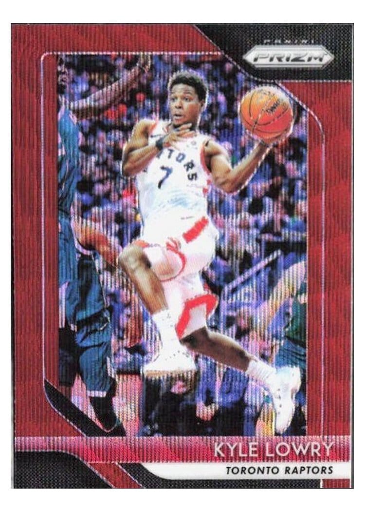 2018-19 Panini Prizm Base Set Kyle Lowry #33 card