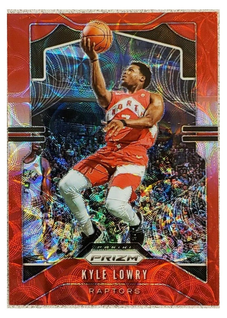 2019-20 Panini Prizm Base Set Kyle Lowry Red Choice Prizm #155 card