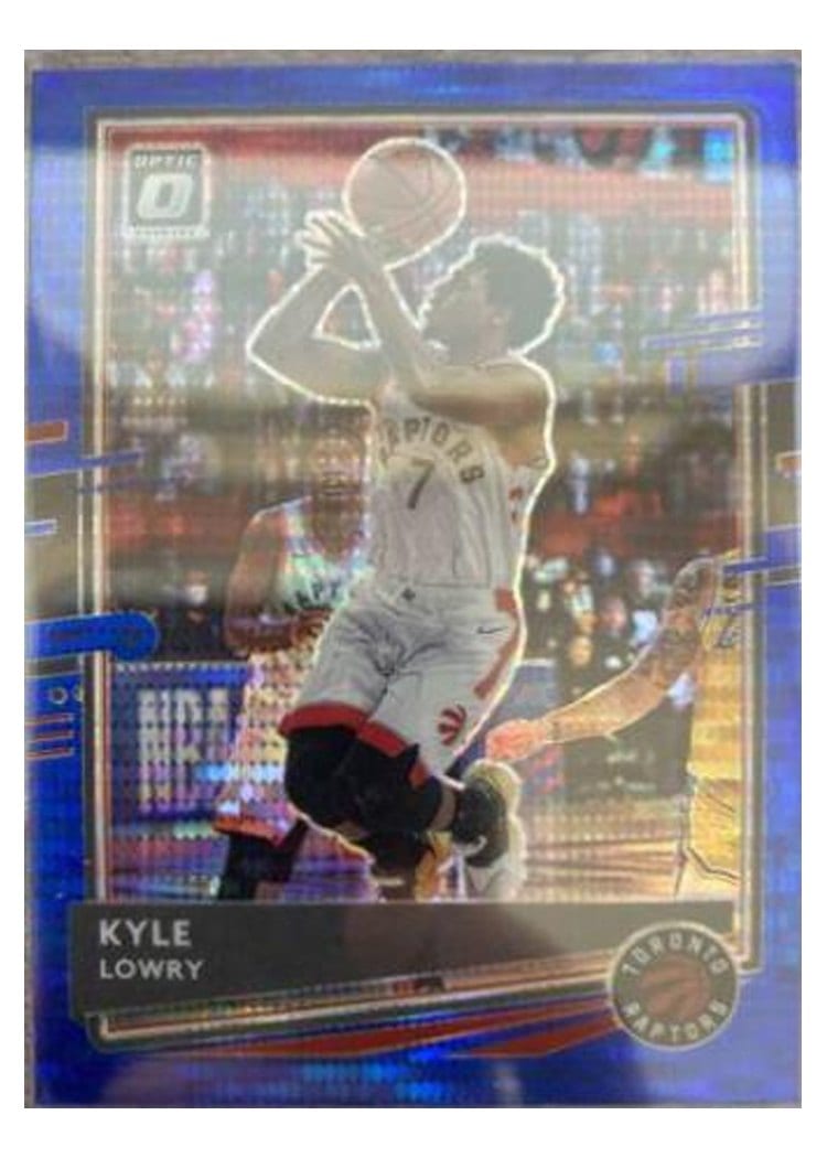 2020-21 Donruss Optic Base Set Kyle Lowry Blue Pulsar #63 card