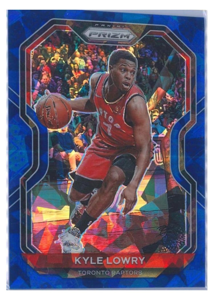 2020-21 Panini Prizm Base Set Kyle Lowry Blue Ice Prizm #103 card