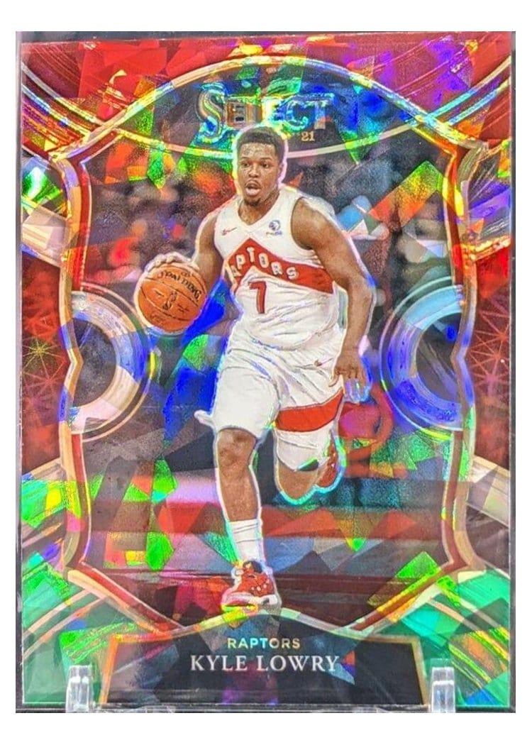 2020-21 Panini Select Base Set Kyle Lowry Red White Green Ice #26 card