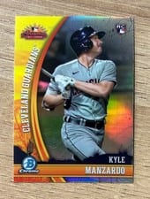 2024 Bowman Chrome 2023 AFL Fall Stars Kyle Manzardo #AFLS-14 card
