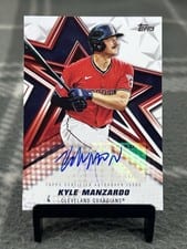 2026 Topps Baseball Stars Autographs Kyle Manzardo #BSA-KM card