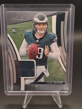 2025 Panini Absolute Absolute Rookie Materials Kyle McCord #ARM-KMD card
