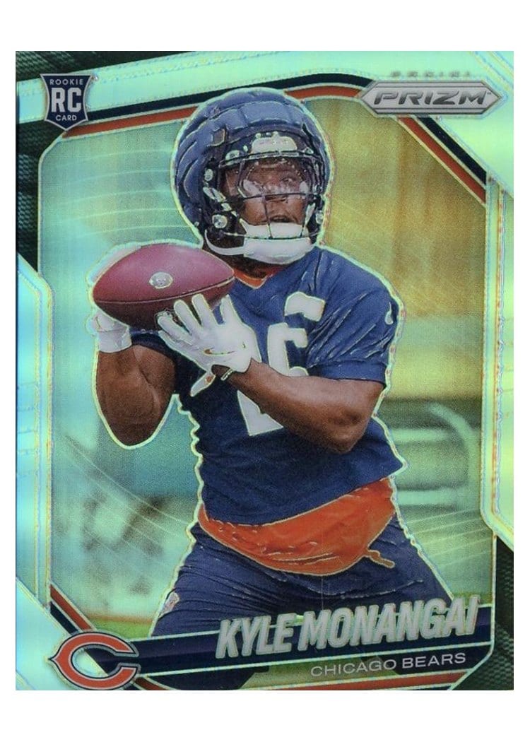 2025 Panini Prizm Base Set Kyle Monangai Silver #348 card